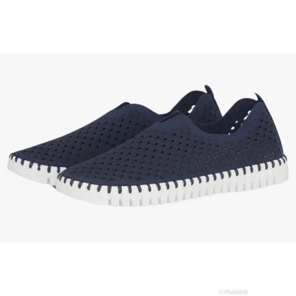Ilse Jacobsen Tulip 139 Perforated Slip-On Sneaker Shoe